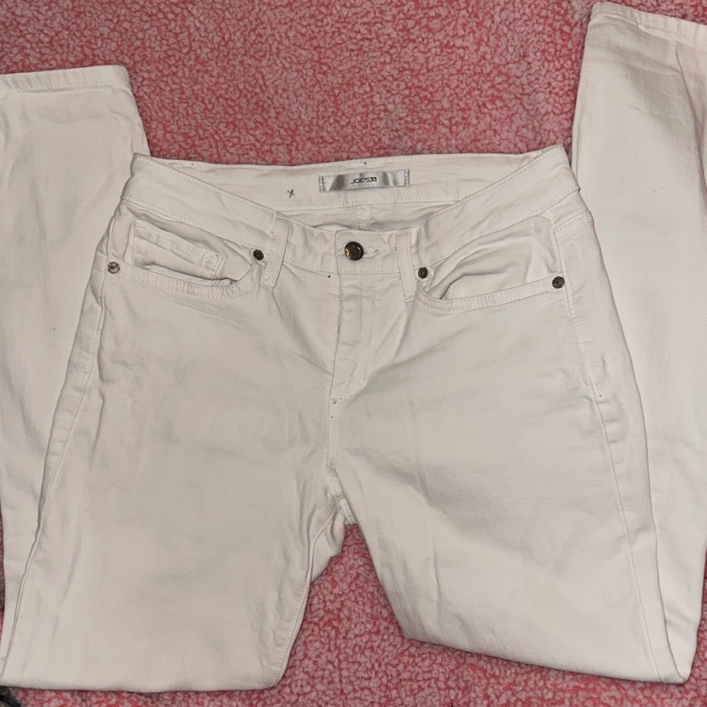 Joes Jeans Womens Skinny Ankle Jeans Size 28 White Wash QAOWHT5968 Denim